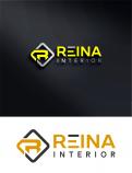 Logo & stationery # 1235590 for Logo for interior design  Reina  stam en staal  contest