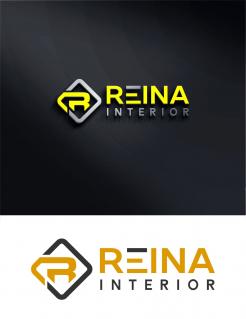 Logo & stationery # 1235590 for Logo for interior design  Reina  stam en staal  contest