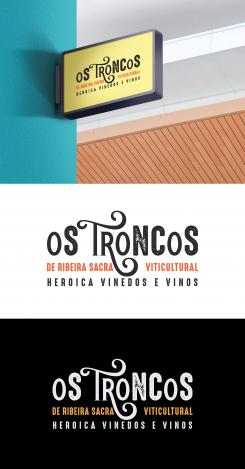 Logo & Huisstijl # 1080472 voor Huisstijl    logo met ballen en uitstraling  Os Troncos de Ribeira Sacra  Viticultural heroica   Vinedos e Vinos wedstrijd