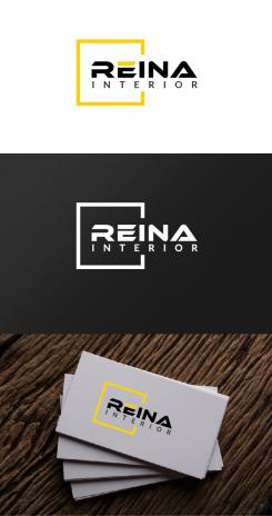 Logo & stationery # 1236137 for Logo for interior design  Reina  stam en staal  contest
