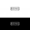 Logo & stationery # 1244022 for Logo for interior design  Reina  stam en staal  contest