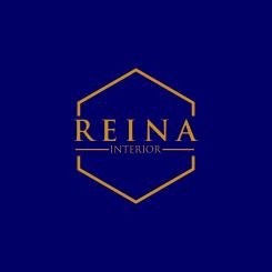 Logo & stationery # 1235433 for Logo for interior design  Reina  stam en staal  contest