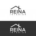 Logo & stationery # 1237659 for Logo for interior design  Reina  stam en staal  contest
