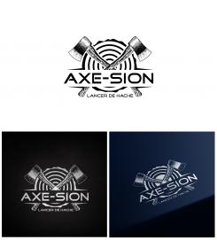 Logo & stationery # 1152408 for Create our logo and identity! We are Axe Sion! contest