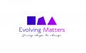 Logo & stationery # 583775 for Logo for Evolving Matters, Giving shape to change contest