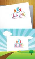 Logo & stationery # 843823 for Design a logo for an Italian based new kids concept called 'LaLa Land' that will contain a nursery, play café and a do it yourself bar for kids. contest