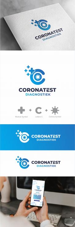 Logo & stationery # 1222899 for coronatest diagnostiek   logo contest