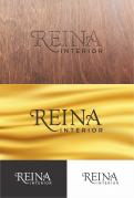 Logo & stationery # 1235774 for Logo for interior design  Reina  stam en staal  contest
