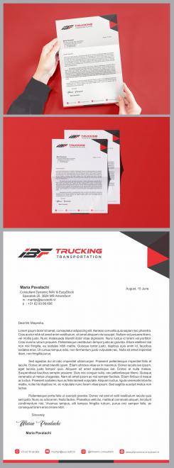 Logo & stationery # 1236318 for Brand logo for trucking company contest