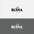 Logo & stationery # 1237531 for Logo for interior design  Reina  stam en staal  contest