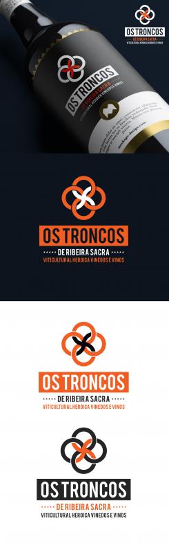 Logo & Huisstijl # 1080232 voor Huisstijl    logo met ballen en uitstraling  Os Troncos de Ribeira Sacra  Viticultural heroica   Vinedos e Vinos wedstrijd