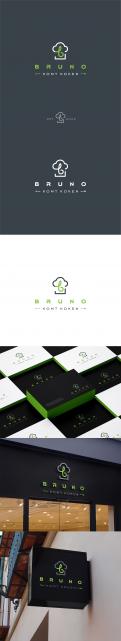 Logo & stationery # 1298438 for Logo for ’Bruno komt koken’ contest