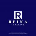 Logo & stationery # 1234938 for Logo for interior design  Reina  stam en staal  contest