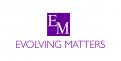 Logo & stationery # 585682 for Logo for Evolving Matters, Giving shape to change contest