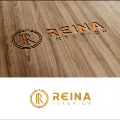 Logo & stationery # 1235552 for Logo for interior design  Reina  stam en staal  contest