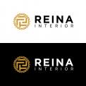 Logo & stationery # 1235553 for Logo for interior design  Reina  stam en staal  contest