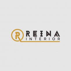 Logo & stationery # 1235555 for Logo for interior design  Reina  stam en staal  contest