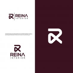 Logo & stationery # 1235802 for Logo for interior design  Reina  stam en staal  contest