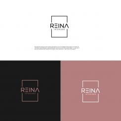 Logo & stationery # 1235808 for Logo for interior design  Reina  stam en staal  contest