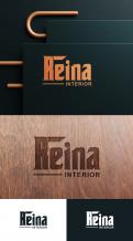 Logo & stationery # 1237763 for Logo for interior design  Reina  stam en staal  contest