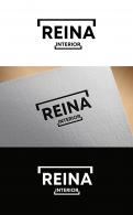 Logo & stationery # 1245678 for Logo for interior design  Reina  stam en staal  contest
