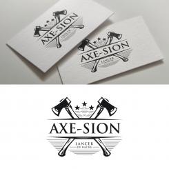 Logo & stationery # 1151352 for Create our logo and identity! We are Axe Sion! contest
