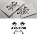 Logo & stationery # 1151600 for Create our logo and identity! We are Axe Sion! contest