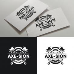 Logo & stationery # 1152105 for Create our logo and identity! We are Axe Sion! contest