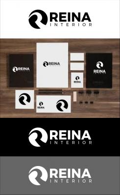 Logo & stationery # 1235611 for Logo for interior design  Reina  stam en staal  contest