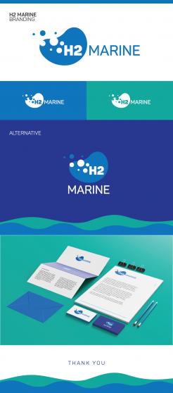 Logo & stationery # 1042755 for A logo   corporate identity for an international premium system integrator of H2  Hydrogen   hydrogen  installations in shipping   yacht construction contest