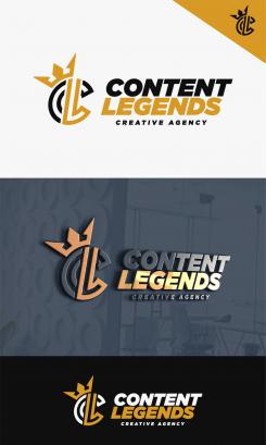 Logo & stationery # 1222006 for Rebranding logo and identity for Creative Agency Content Legends contest