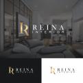 Logo & stationery # 1234772 for Logo for interior design  Reina  stam en staal  contest