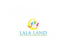 Logo & stationery # 844303 for Design a logo for an Italian based new kids concept called 'LaLa Land' that will contain a nursery, play café and a do it yourself bar for kids. contest