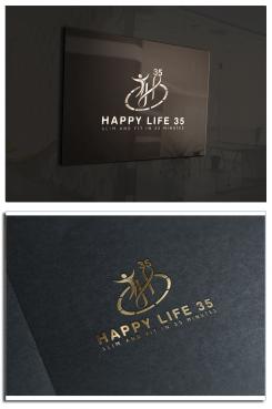 Logo & Huisstijl # 661501 voor Logo voor luxe sportschool genaamd ''Happy life 35'' waar trainingen 35 minuten duren wedstrijd