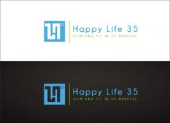 Logo & Huisstijl # 660669 voor Logo voor luxe sportschool genaamd ''Happy life 35'' waar trainingen 35 minuten duren wedstrijd