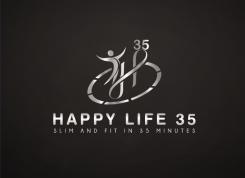 Logo & Huisstijl # 661495 voor Logo voor luxe sportschool genaamd ''Happy life 35'' waar trainingen 35 minuten duren wedstrijd