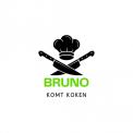 Logo & stationery # 1298463 for Logo for ’Bruno komt koken’ contest