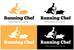 Logo & Huisstijl # 263221 voor Ontwerp een ambachtelijk en hip logo/huisstijl voor Running Chef wedstrijd