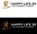 Logo & Huisstijl # 662454 voor Logo voor luxe sportschool genaamd ''Happy life 35'' waar trainingen 35 minuten duren wedstrijd