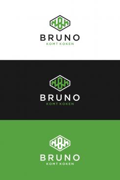 Logo & stationery # 1298137 for Logo for ’Bruno komt koken’ contest