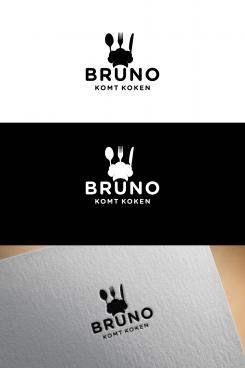 Logo & stationery # 1298001 for Logo for ’Bruno komt koken’ contest