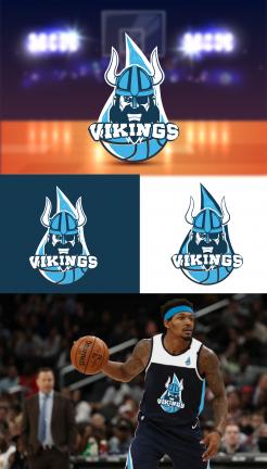 Logo & Huisstijl # 1102636 voor Basketbalclub Vikings wedstrijd
