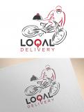 Logo & Huisstijl # 1246306 voor LOQAL DELIVERY is de thuisbezorgd van boodschappen van de lokale winkeliers  wedstrijd