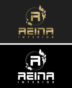 Logo & stationery # 1235276 for Logo for interior design  Reina  stam en staal  contest