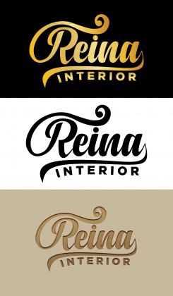 Logo & stationery # 1238407 for Logo for interior design  Reina  stam en staal  contest