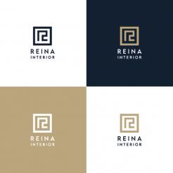Logo & stationery # 1235379 for Logo for interior design  Reina  stam en staal  contest