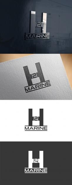 Logo & stationery # 1046758 for A logo   corporate identity for an international premium system integrator of H2  Hydrogen   hydrogen  installations in shipping   yacht construction contest