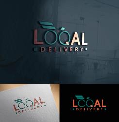 Logo & stationery # 1245632 for LOQAL DELIVERY is the takeaway of shopping from the localshops contest