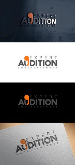 Logo & stationery # 959735 for audioprosthesis store   Expert audition   contest