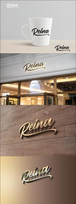 Logo & stationery # 1245631 for Logo for interior design  Reina  stam en staal  contest